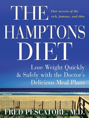 The Hamptons Diet - ebook